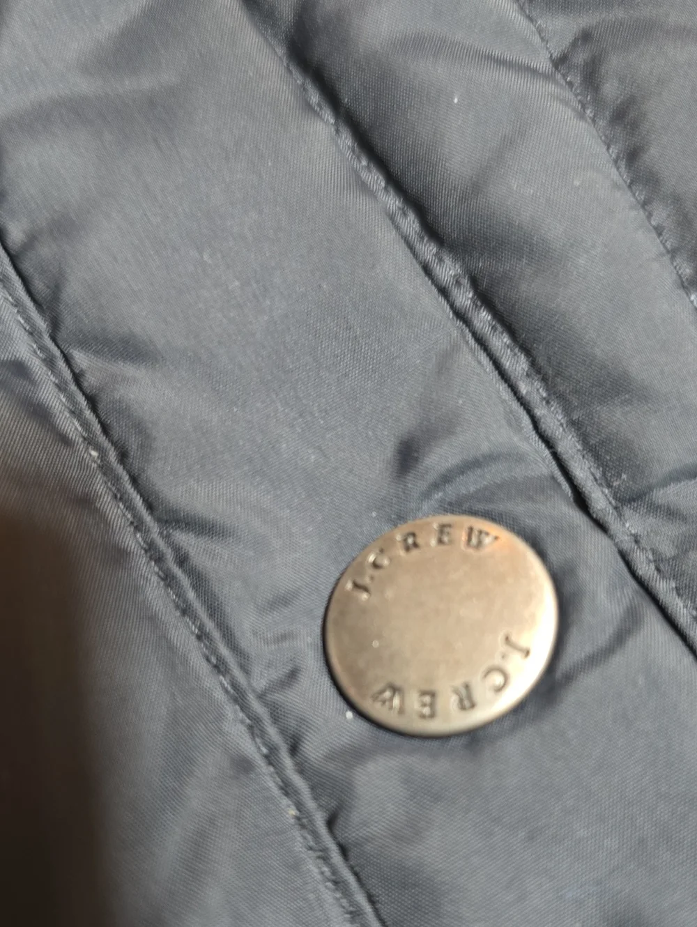 J.Crew Men’s Expedition Down Puffer Vest Navy Blue Size
